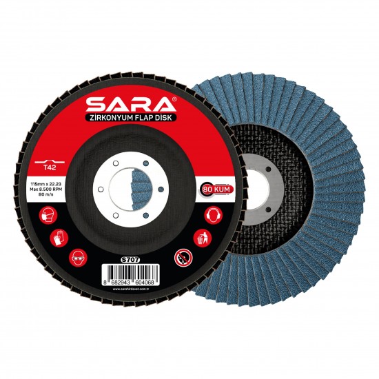 S705 FLAP DİSK 115MM 40 KUM Z.K